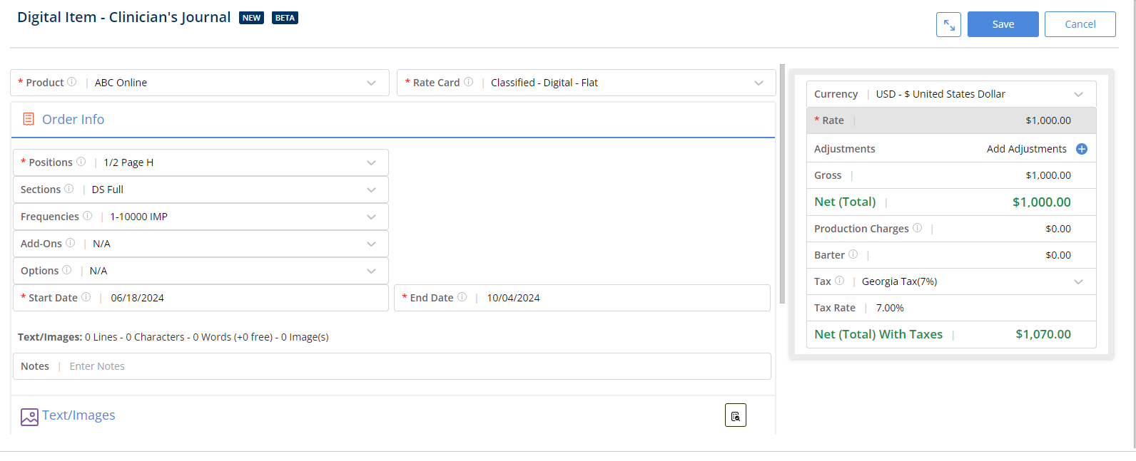 magazine advertising & ad sales software